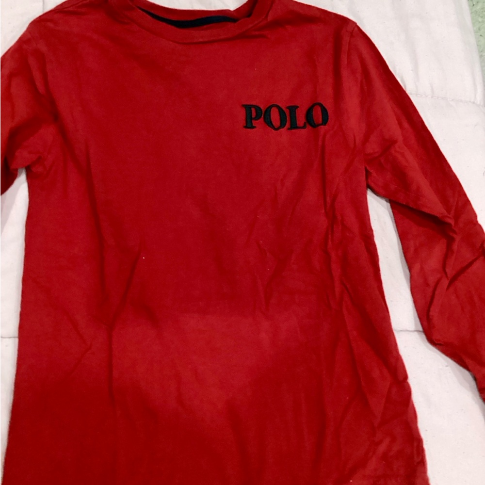 RED POLO TEE